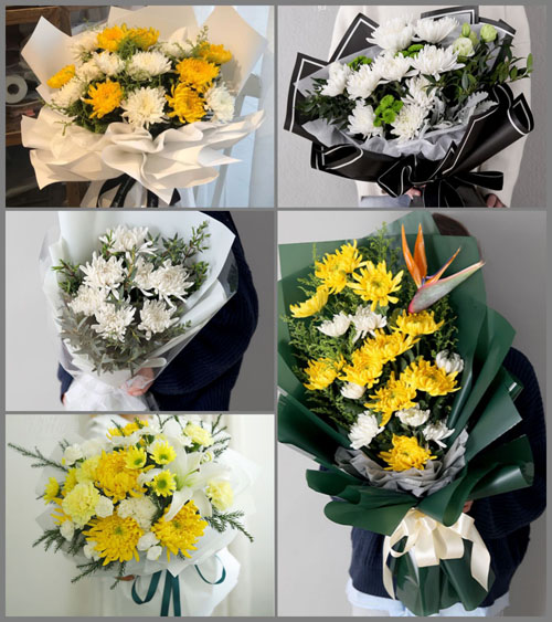 贵州毕节市威宁县草海镇白岩村白事花束代送